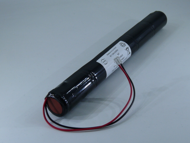 Pack(s) Batterie eclairage secours 5x SC 5S1P ST4 6V 1.6Ah JST