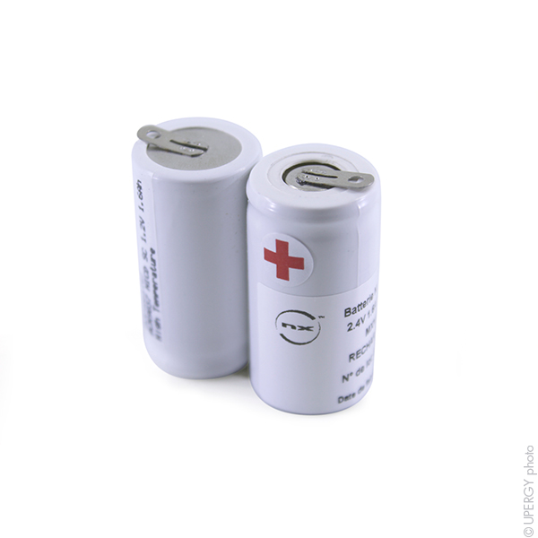 Batterie(s) Batterie eclairage secours 2x SC HT 2S1P ST1 2.4V 1.6Ah Fast