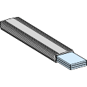 PrismaSeT G - Barre souple isolée - 20x3mm - L= 1800mm