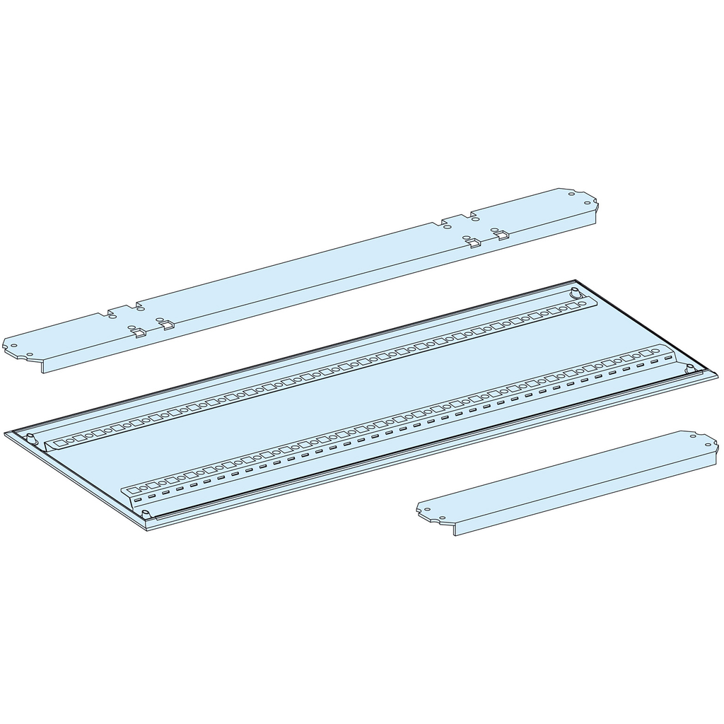 PrismaSeT G  - Fond coffret extension L600 - IP55 - 11M - RAL9003