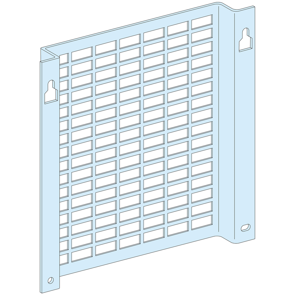 PrismaSeT G - Platine perforée cuvette - 4M - L600 - coffret ou armoire