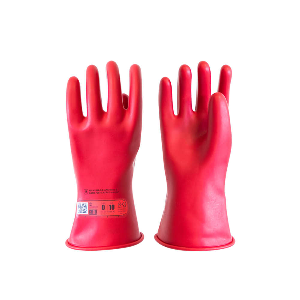 gants isolants iec classe 0 t08 rouge 28 cm