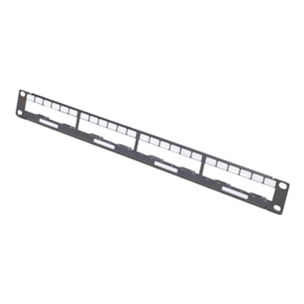NetShelter - Panneau de distribution de données - 1U - 4 câbles - 24 ports