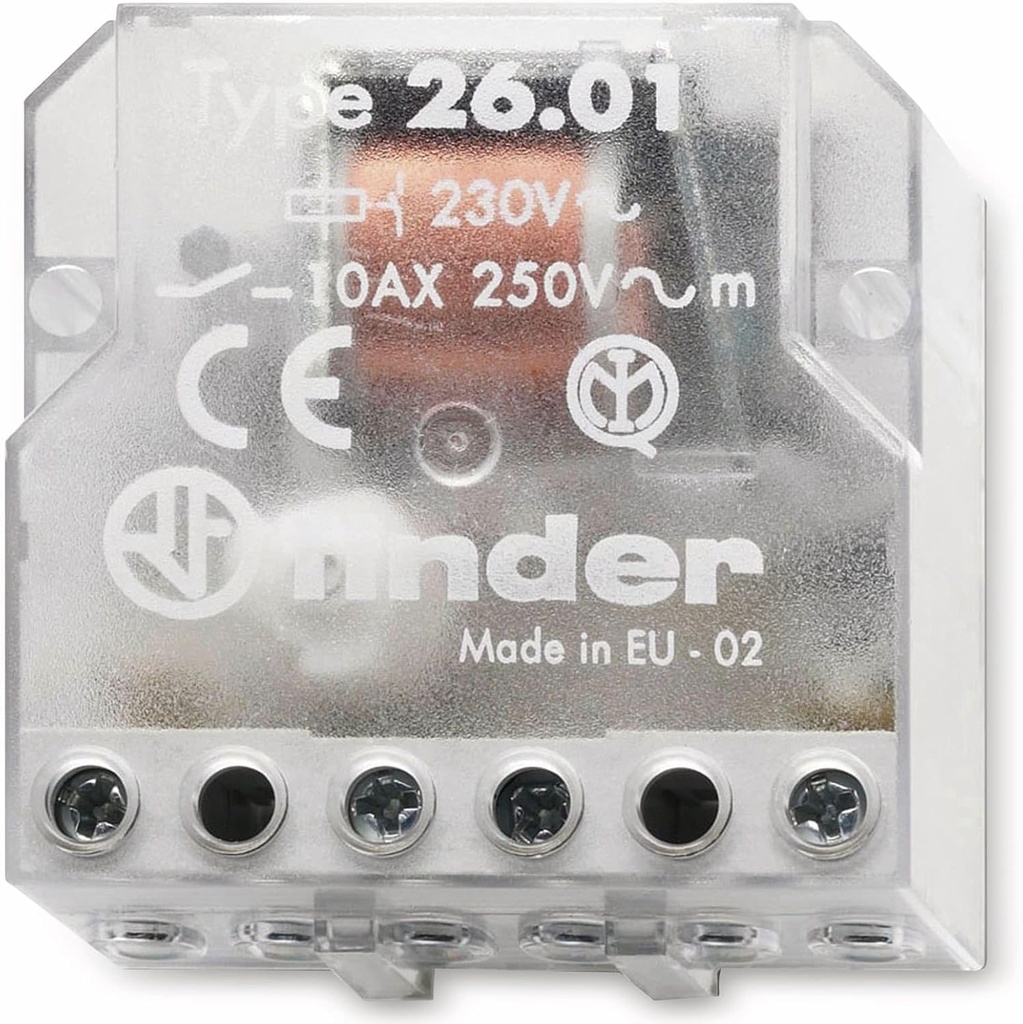 Télérupteur de boîte 1NO 10A 230V AC