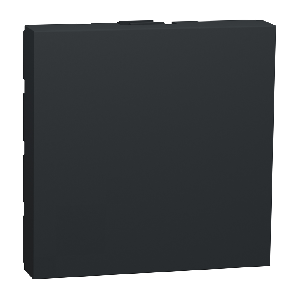 Unica - obturateur - 2 modules - Anthracite - mécanisme seul