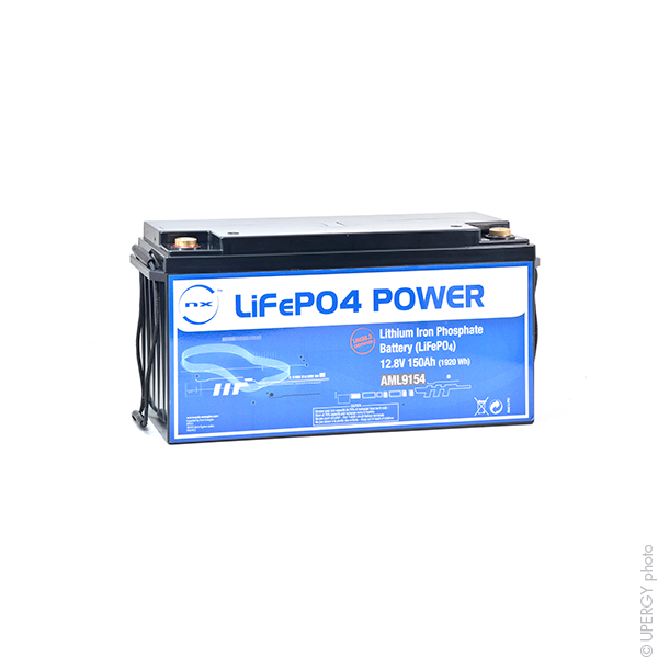 Unité(s) Batterie Lithium Fer Phosphate NX LiFePO4 POWER (1920Wh) 12.8V 150Ah M8
