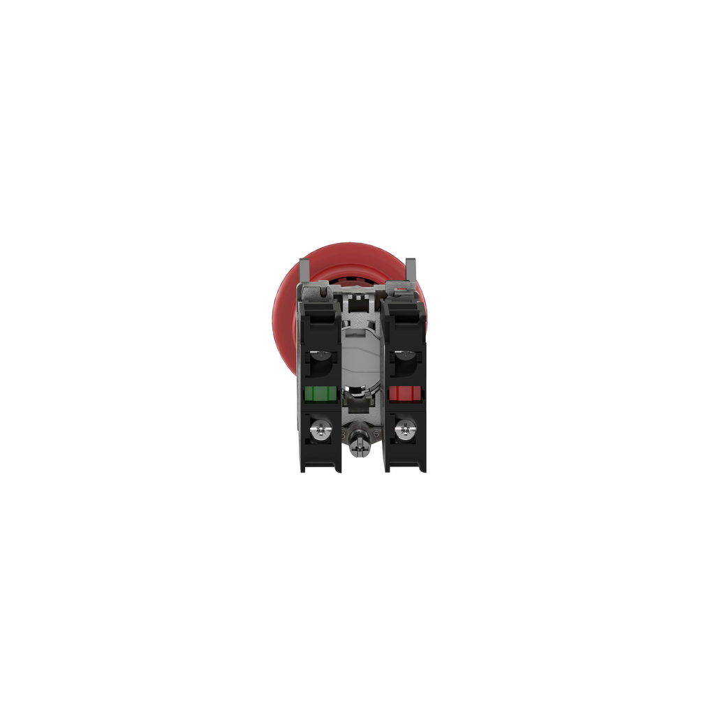 Harmony XB4 - bouton arrêt urgence Atx gaz - Ø40 - à clé 455 - rouge - 1O+1F