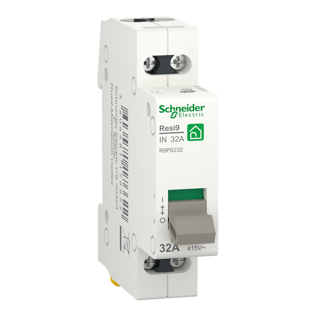 Resi9 - interrupteur - 2P - 32A - 2NO - 250VCA