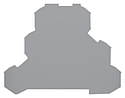 TOPJOB®S : Plaque d'extrémité et intermédiaire 3 étages / Gris