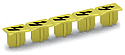 TOPJOB®S : Couverture protectrice de signalisation de danger / Jaune (5 par bande)