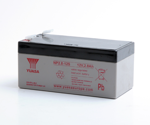 Batterie(s) Batterie plomb AGM YUASA NP2.8-12 12V 2.8Ah F4.8