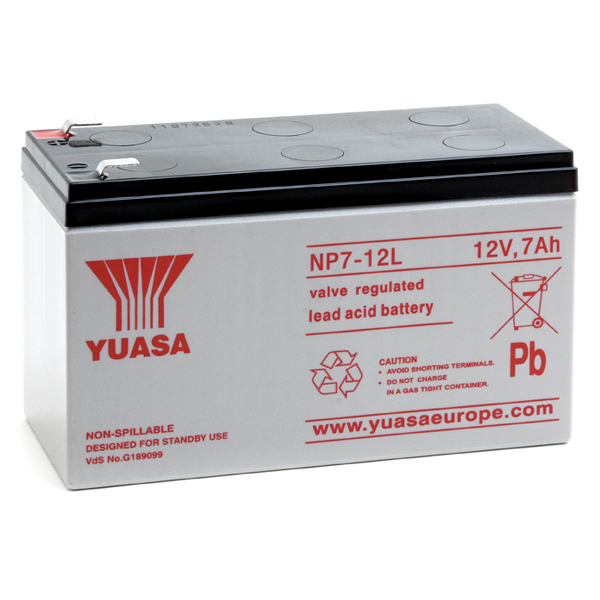 Batterie(s) Batterie plomb AGM YUASA NP7-12L 12V 7Ah F6.35