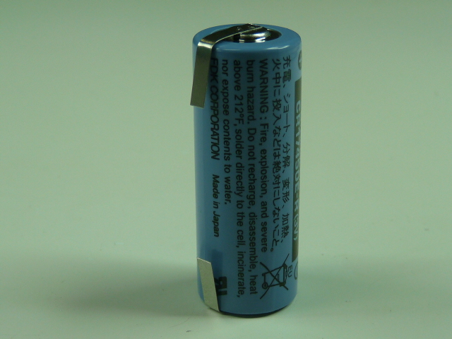 Pile(s) Pile lithium CR17450E-R 3V 2400mAh T2