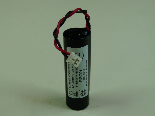 Pile(s) Pile lithium CRAA 3V 2Ah JST