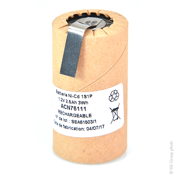 Accumulateur(s) Accus Nicd industriels NC-2500SCR 1.2V 2400mAh HBL