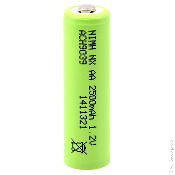 Boîte(s) de 1 Accus Nimh industriels AA 1.2V 2500mAh CT