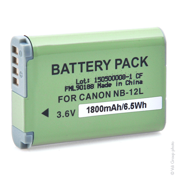 Blister(s) x 1 Batterie appareil photo - caméra 3.6V 1900mAh