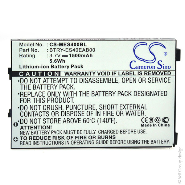 Accumulateur(s) Batterie lecteur codes barres 3.7V 1500mAh