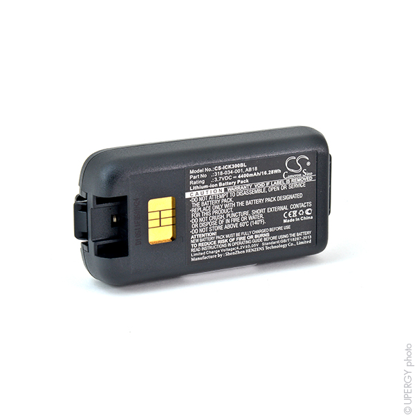 Batterie(s) Batterie lecteur codes barres 3.7V 4400mAh