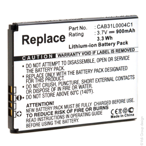 Blister(s) x 1 Batterie téléphone portable pour Vodafone 3.7V 900mAh