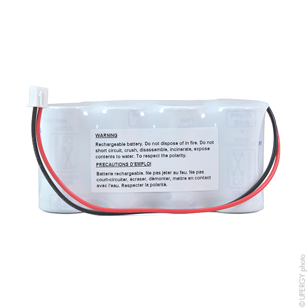 Pack(s) Batterie eclairage secours 4x SC VNT 4S1P ST1 4.8V 1.6Ah JST