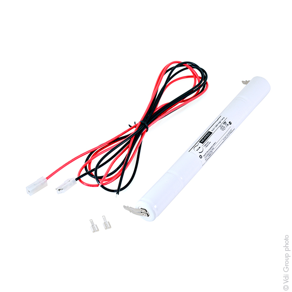Batterie(s) Batterie eclairage secours 5xSC ST4 + fils 6V 1.6Ah
