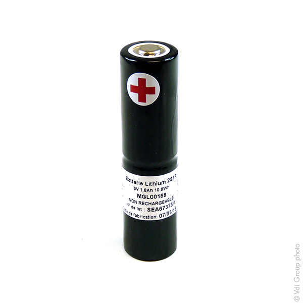 Pack(s) Batterie lithium 2x CR17335 2S1P ST4 6V 1.8Ah PP