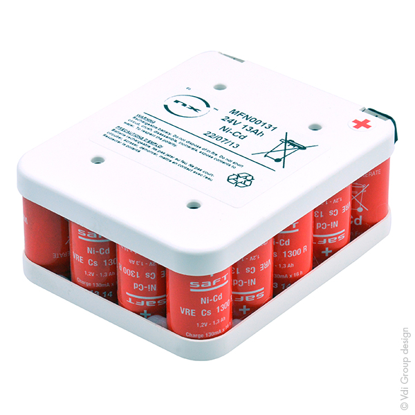 Pack(s) Batterie Nicd 20x CsSAFT 20S1P ST2 24V 1800mAh T2