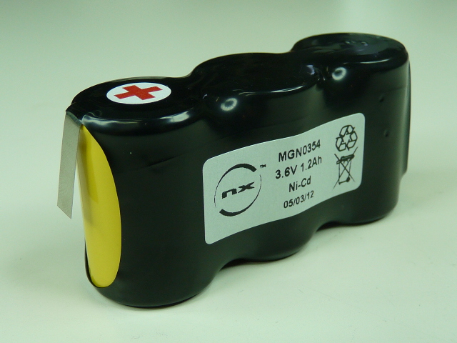 Pack(s) Batterie Nicd 3x 4/5SC NX 3S1P ST1 3.6V 1200mAh HBL