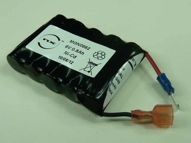 Pack(s) Batterie Nicd 5x AA VST 5S1P ST1 6V 800mAh Cosse