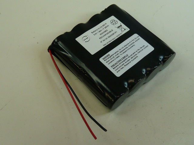 Pack(s) Batterie Nicd 8x SC 8S1P ST5 9.6V 1.8Ah F100