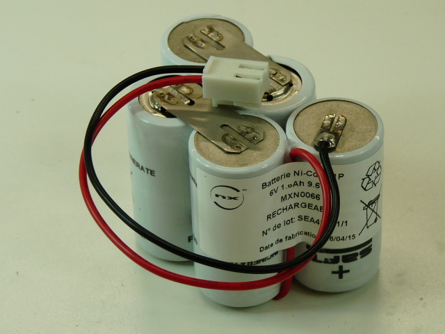 Batterie(s) Batterie Nicd 5 xSC 5S1P ST7 F130 6V 1.6Ah JST