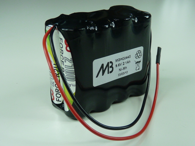 Pack(s) Batterie Nimh 8x AA MB 8S1P ST2 9.6V 2000mAh Fils