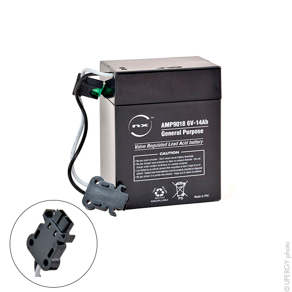 Unité(s) Batterie plomb AGM NX 14-6 General Purpose 6V 14Ah TH