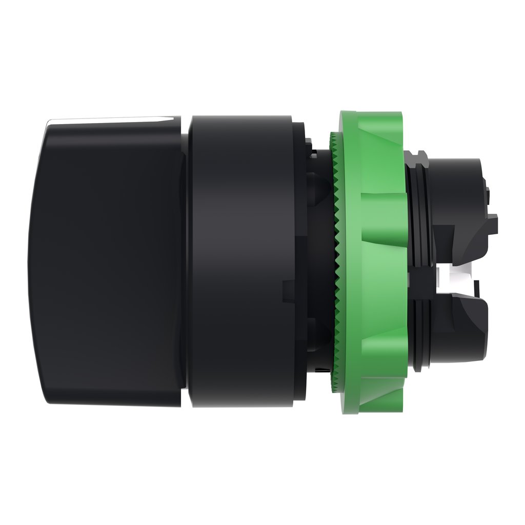 Harmony XB5 - tête bouton tournant à manette - Ø22 - 3 pos rap de G au C - noir