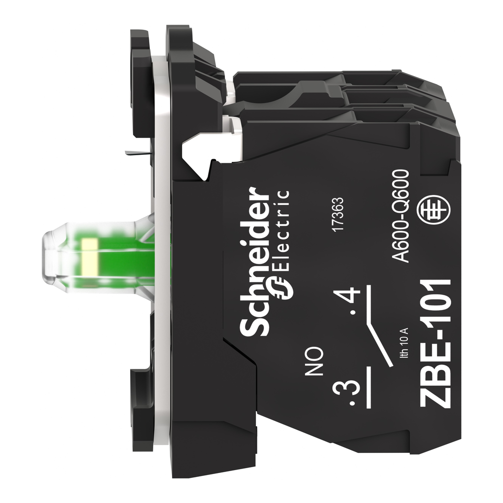 Harmony corps de bouton lumineux - Ø22 - LED Universelle intégrée 2F
