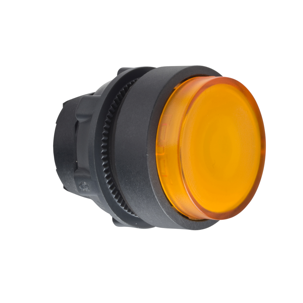 Harmony XB5 - tête bouton poussoir lumineux BA9s - Ø22 - dépassant - orange