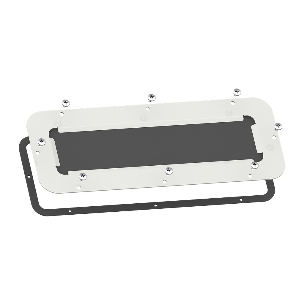 PanelSeT Accessoires - plaque passe-câbles FlexiCable - S3D - acier - 495x220mm