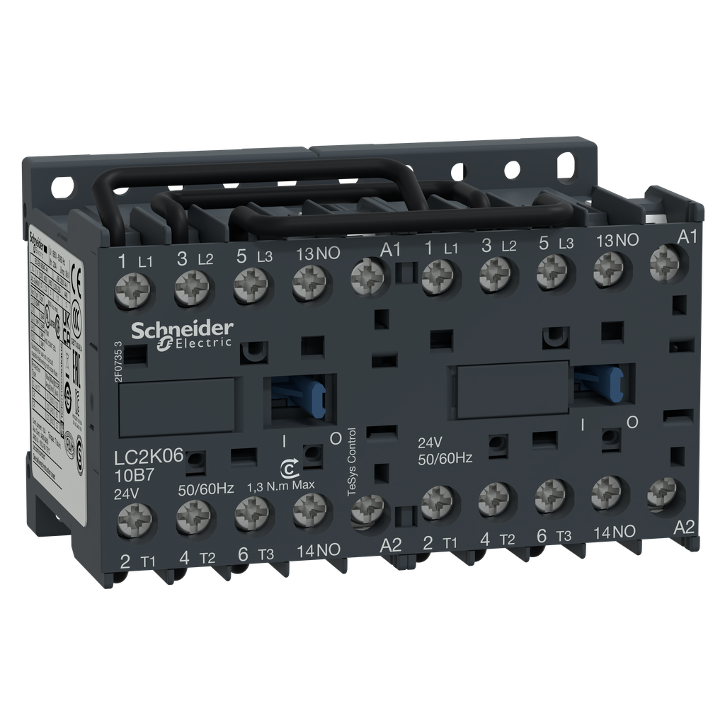 TeSys LC2K - contacteur inverseur - 3P - AC-3 440V - 9A - bobine 42Vca