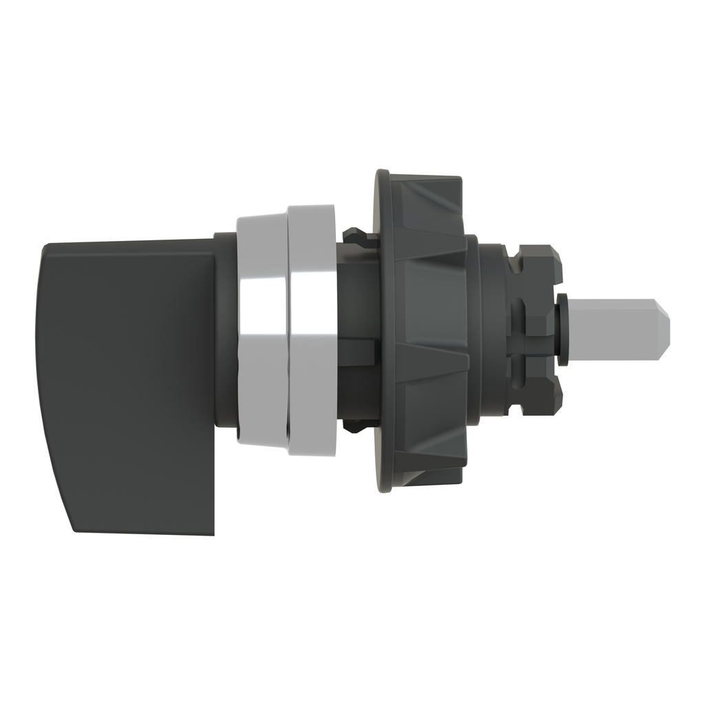 Harmony - tête de manoeuvre - Ø29mm - plastique - métallisé - crosse noire