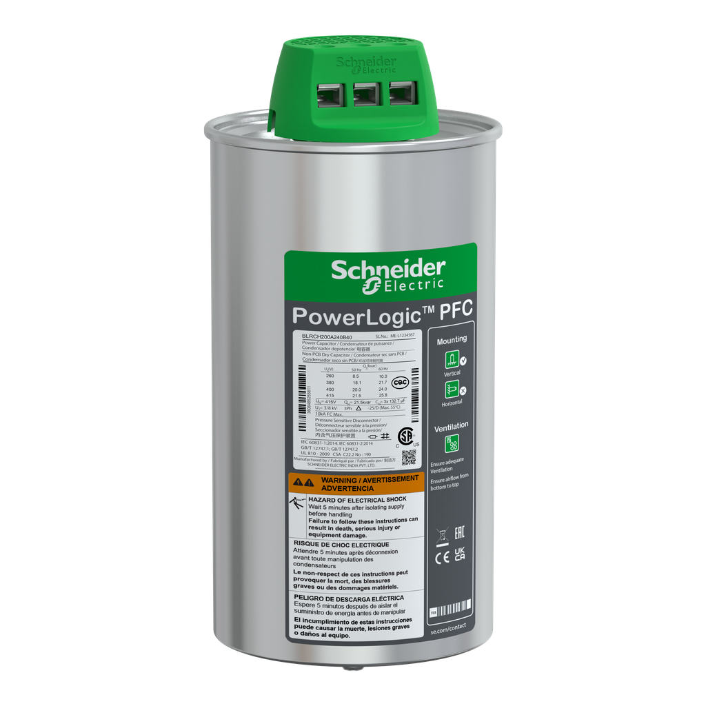 VarPlusCAN condensateur HDY 20kvar 400V