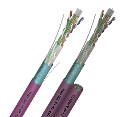 F/UTP 2X4P CAT.6A SH 500MHZ  TGL Violet