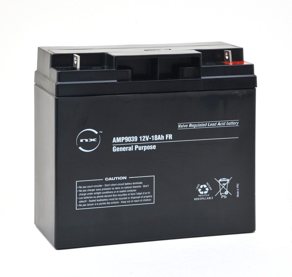 Unité(s) Batterie plomb AGM NX 18-12 General Purpose FR 12V 18Ah M6-M