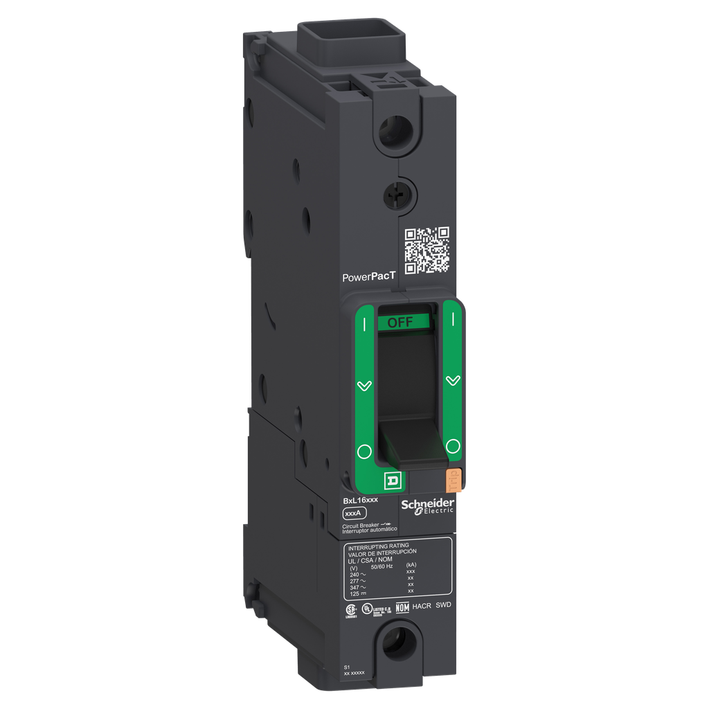 PowerPact B - disjoncteur BG - 35kA 347V - TM45D - 1P - cosse
