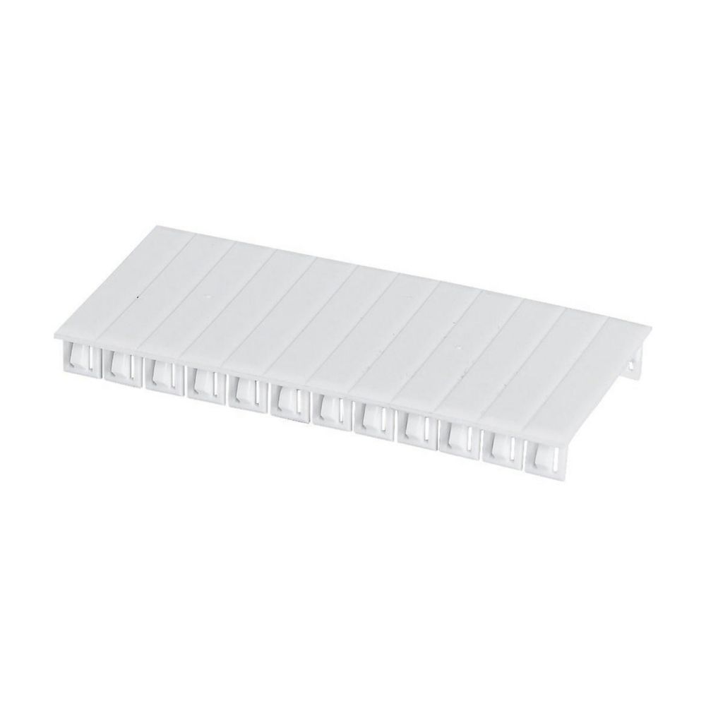 Obturateur 6m, blanc, à grosses rainures