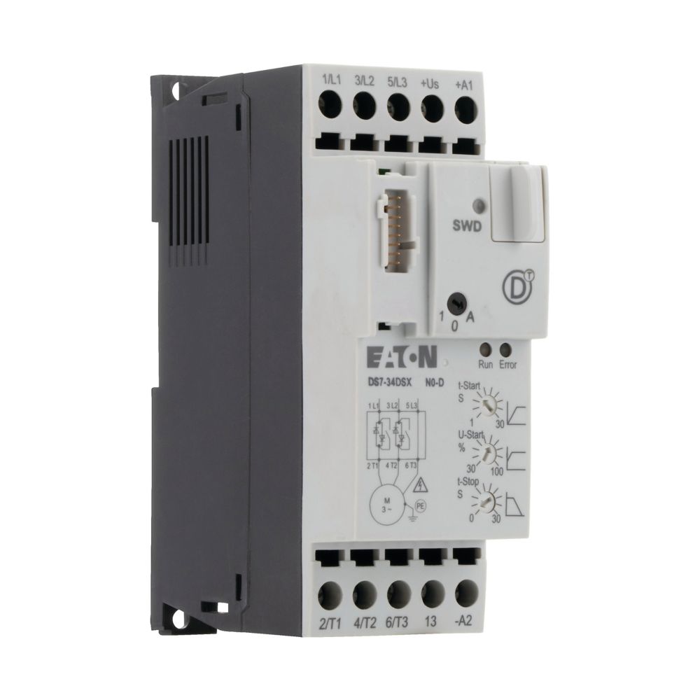 Démarreurs progressifs, +Interface SWD, 3p, 9A, 200-480VAC, Us=24VAC/DC