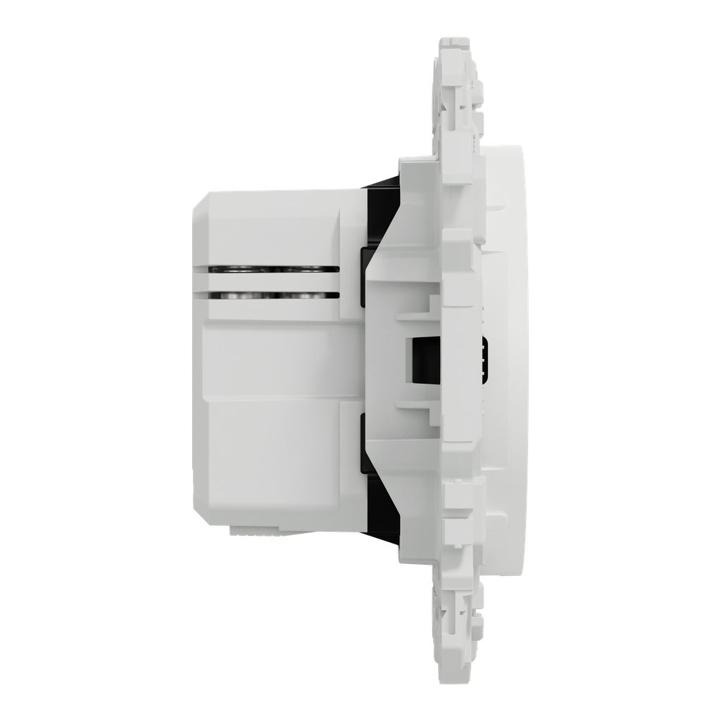 Odace - chargeur double USB type C+C - 21W Power Delivery - blanc craie