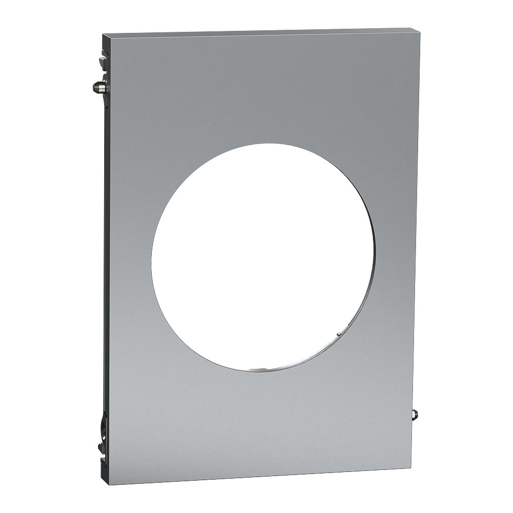 Odace Architecte - plaque de finition centrale - effet Titane