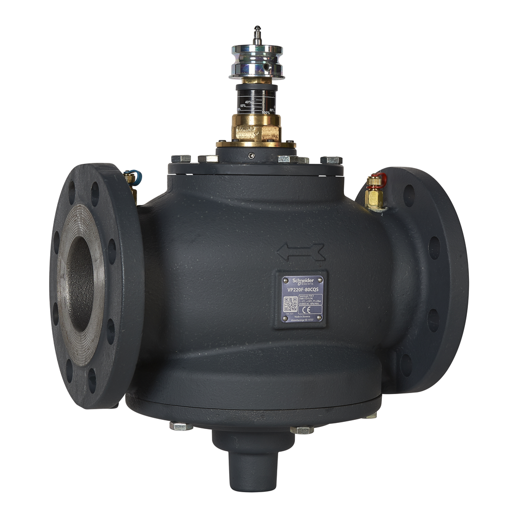 Vanne PIBCV DN100 standard flow avec plugs