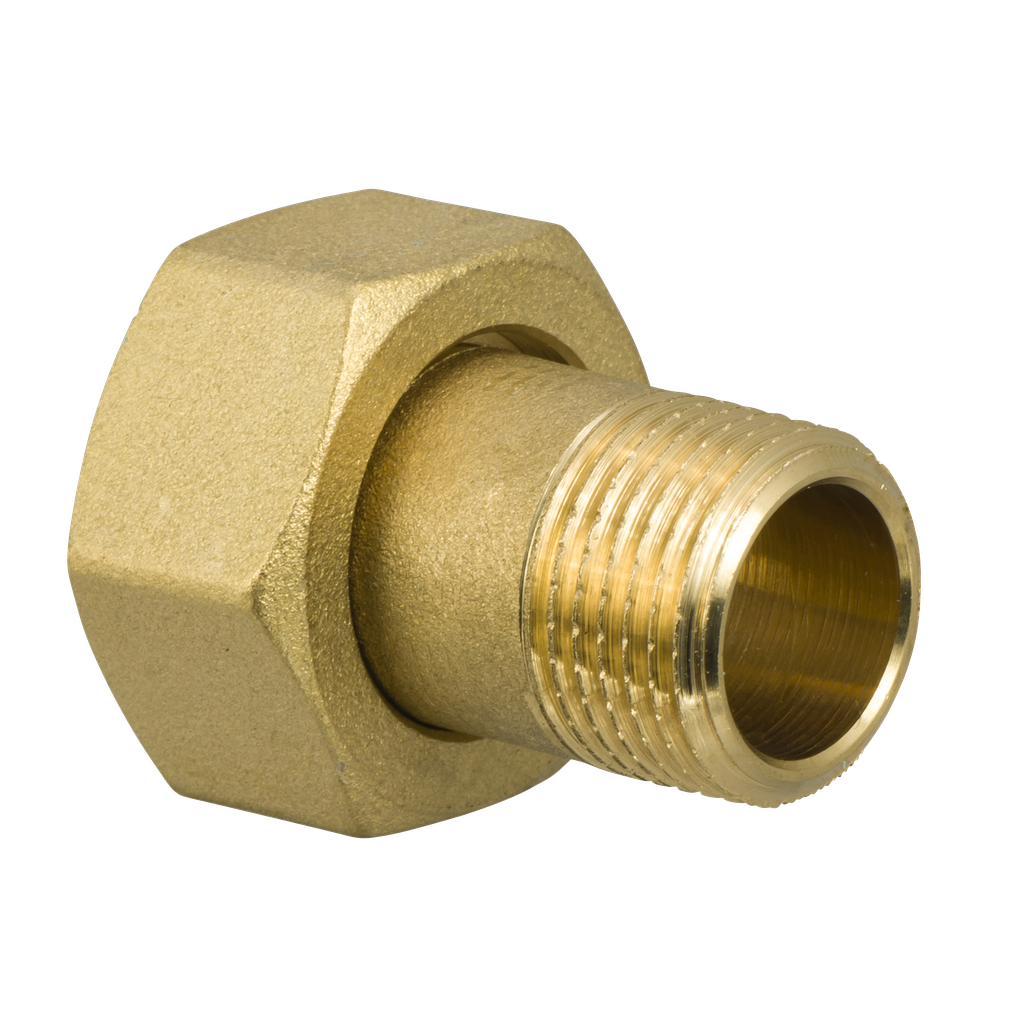 Connexions pour PIBCV 2xDN10 à visser mâle - G1/2 - R3/8